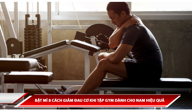 BẬT MÍ 8 CÁCH GIẢM ĐAU CƠ KHI TẬP GYM DÀNH CHO NAM HIỆU QUẢ